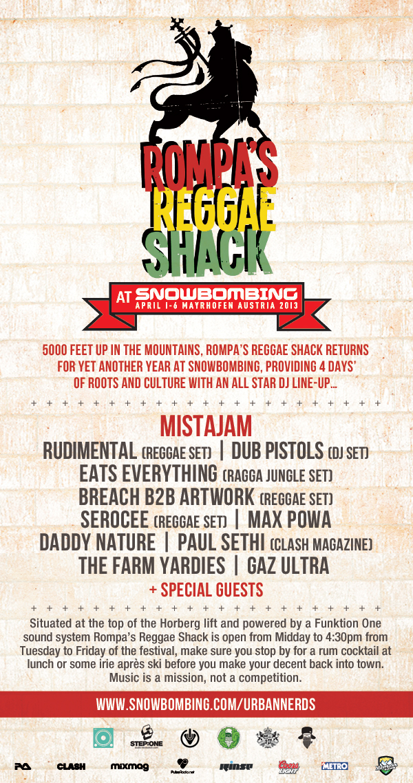 Max Powa's Mix for Rompa's Reggae Shack @ Snowbombing 2013